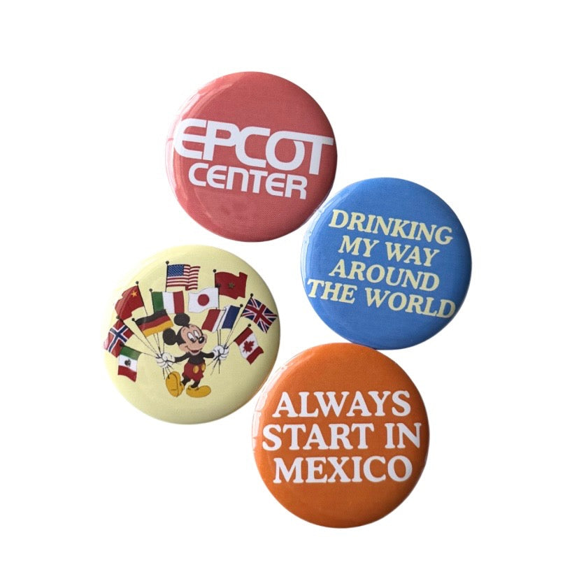 World Showcase 2.25" Button Pack