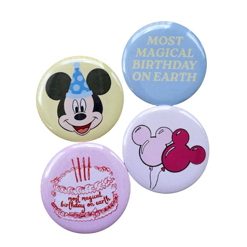 Birthday 2.25" Button Pack